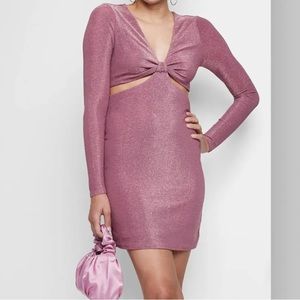 NWT Wild Fable Long Sleeve Cut Out Bodycon Dress